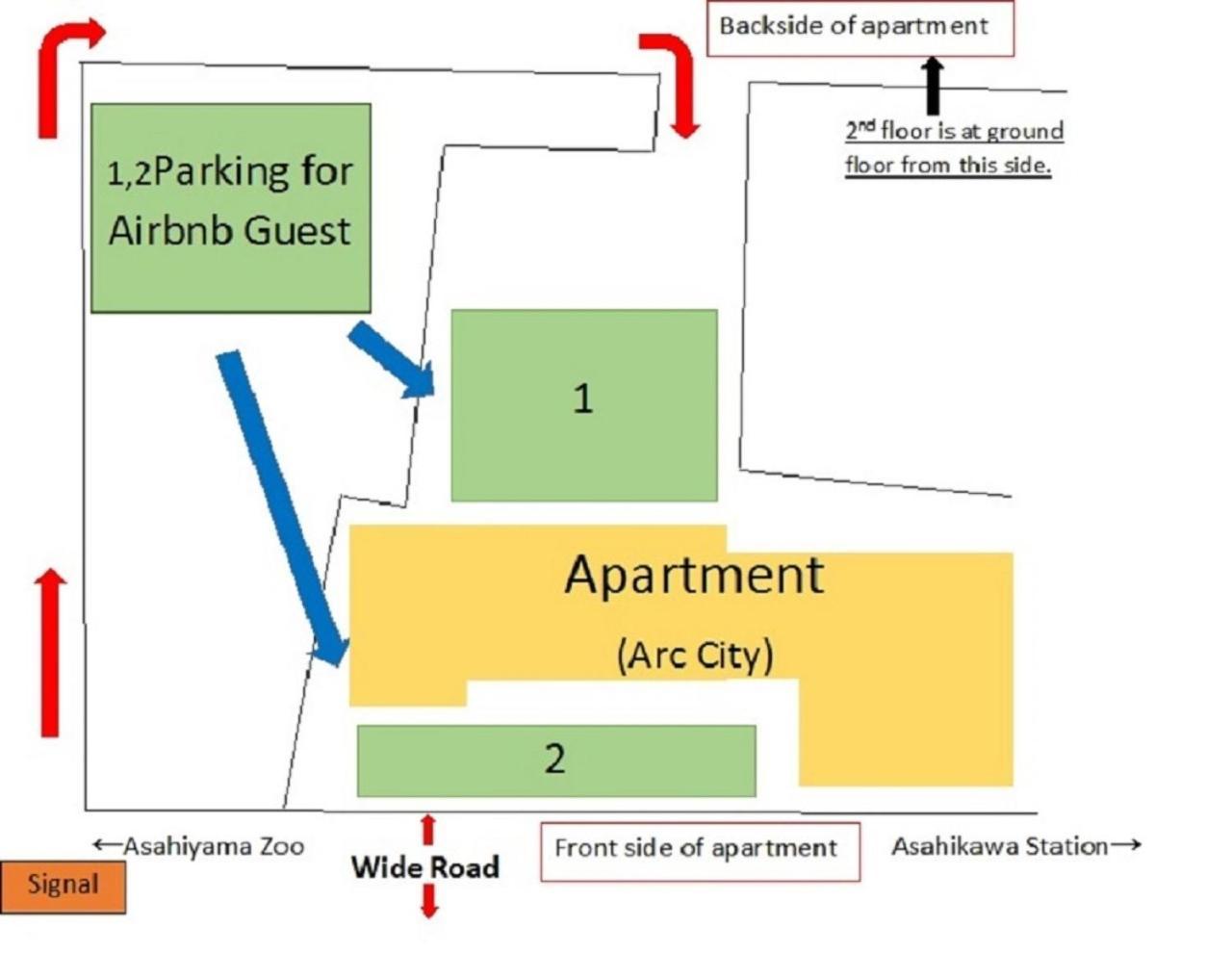 Ark City Asahikawa - Vacation Stay 8508 المظهر الخارجي الصورة